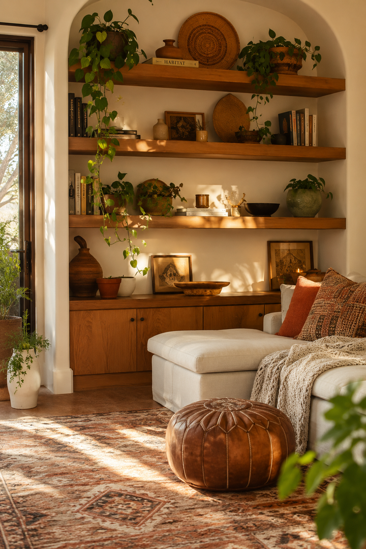 23 Built-In Shelf Living Room Ideas with Cozy Styled Details — inspiration 14 of 23
