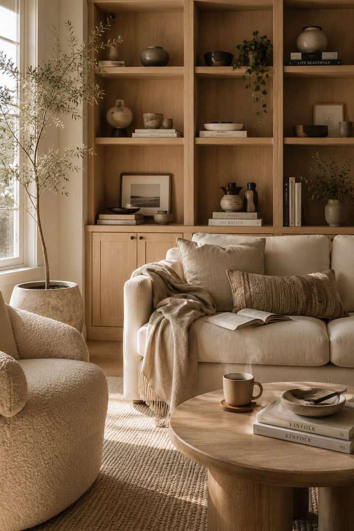 23 Built-In Shelf Living Room Ideas with Cozy Styled Details — inspiration 17 of 23