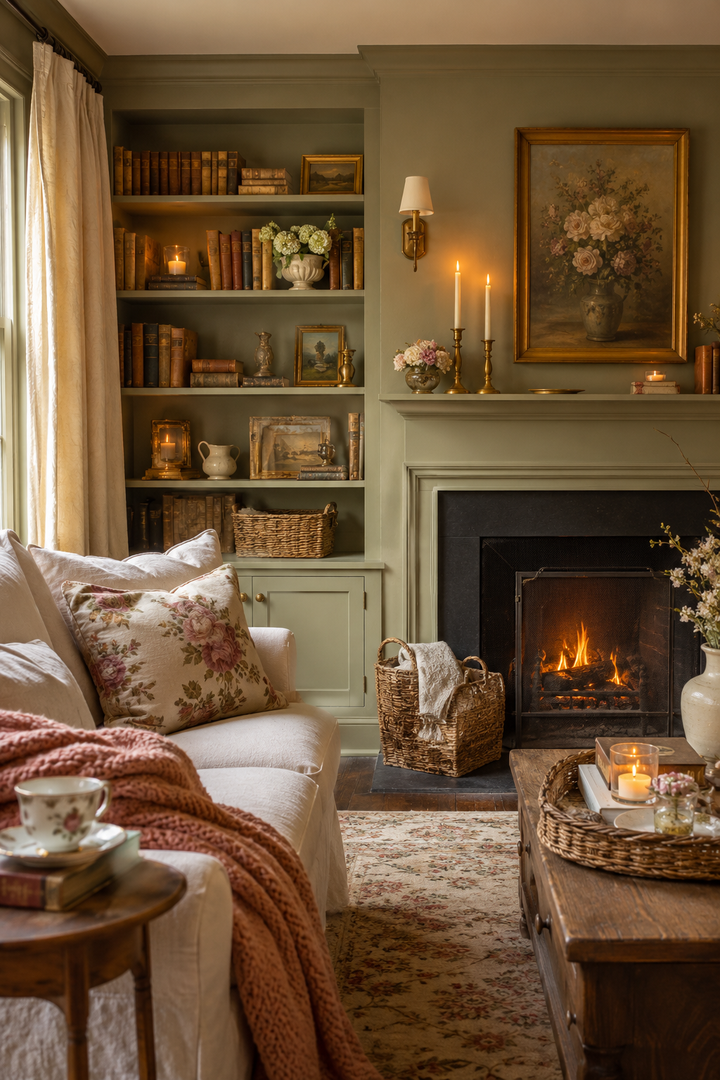 23 Built-In Shelf Living Room Ideas with Cozy Styled Details — inspiration 18 of 23