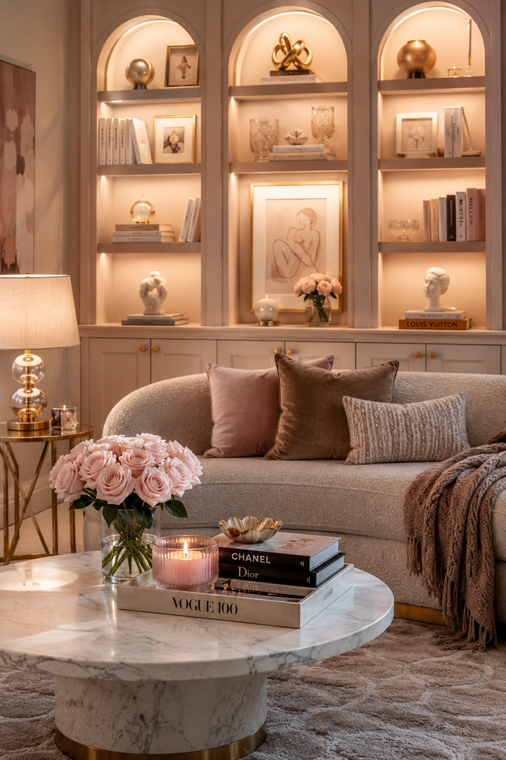23 Built-In Shelf Living Room Ideas with Cozy Styled Details — inspiration 20 of 23