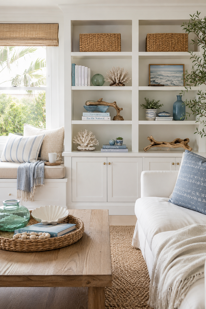 23 Built-In Shelf Living Room Ideas with Cozy Styled Details — inspiration 22 of 23