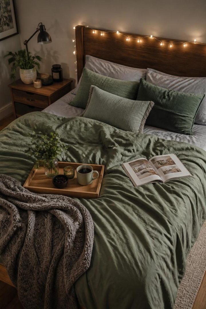 When Gray and Green Bedrooms Start Making the Whole Room Feel Finished β inspiration 5 of 17
