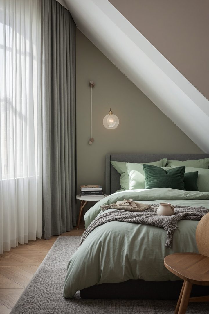 When Gray and Green Bedrooms Start Making the Whole Room Feel Finished β inspiration 7 of 17