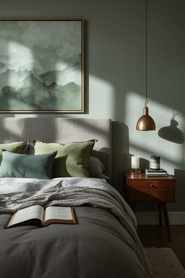 When Gray and Green Bedrooms Start Making the Whole Room Feel Finished β inspiration 9 of 17