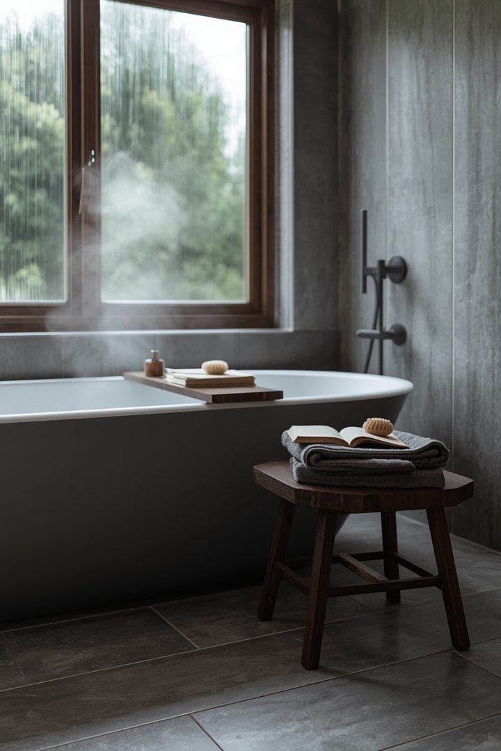 Slate Gray & Dark Walnut 20 Bathroom Ideas for a Finished Bathroom Look β inspiration 15 of 21