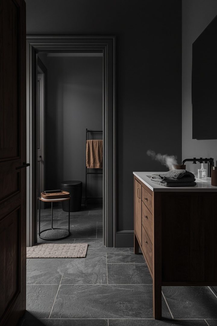 Slate Gray & Dark Walnut 20 Bathroom Ideas for a Finished Bathroom Look β inspiration 17 of 21