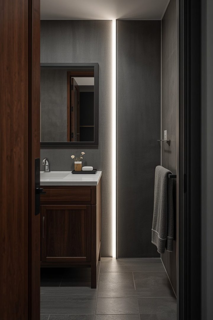 Slate Gray & Dark Walnut 20 Bathroom Ideas for a Finished Bathroom Look β inspiration 18 of 21