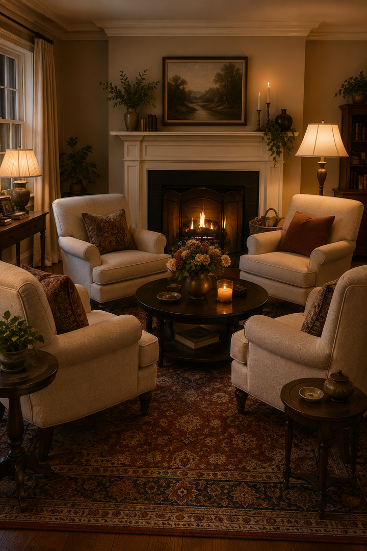 Seating Ideas in Cozy Living Room for a Comfortable Conversation Space β inspiration 5 of 17
