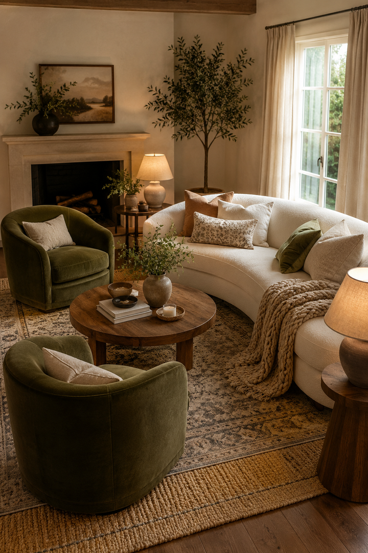Seating Ideas in Cozy Living Room for a Comfortable Conversation Space β inspiration 2 of 17