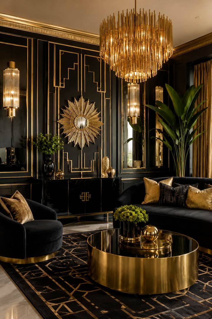 Why Black and Gold Living Rooms Work When You Want a Home That Finally Feels Pulled Together β inspiration 11 of 16