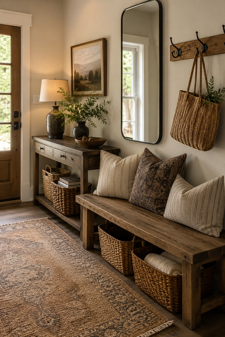 16 Warm Entryway Home Decor Ideas β inspiration 3 of 16