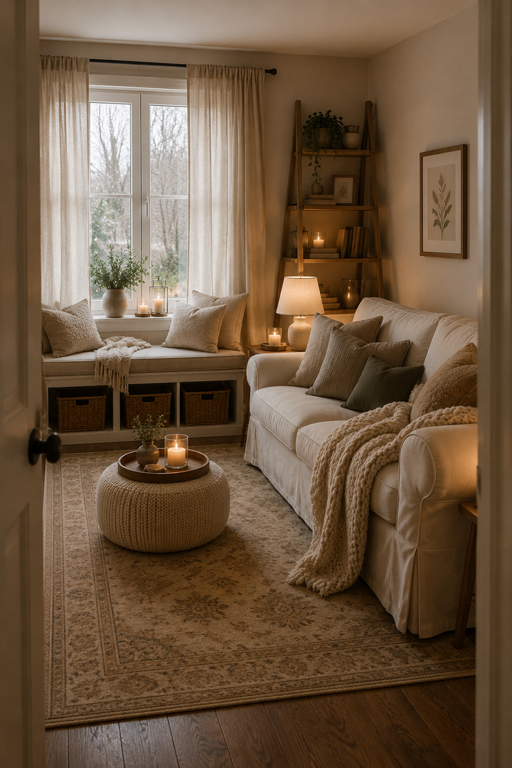 24 Cozy Living Room Ideas for Small Spaces That Still Feel Warm and Stylish β inspiration 7 of 24
