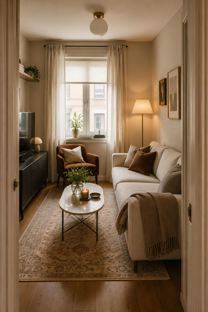 24 Cozy Living Room Ideas for Small Spaces That Still Feel Warm and Stylish β inspiration 9 of 24