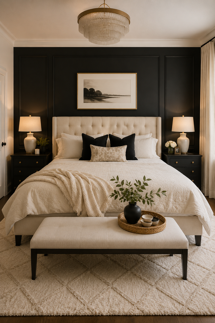 How to Use Black & Cream Bedroom for a Room That Feels Personal and Finished With a Calmer Finish… — inspiration 1 of 15