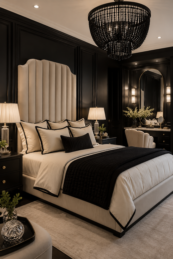How to Use Black & Cream Bedroom for a Room That Feels Personal and Finished With a Calmer Finis… — inspiration 12 of 15
