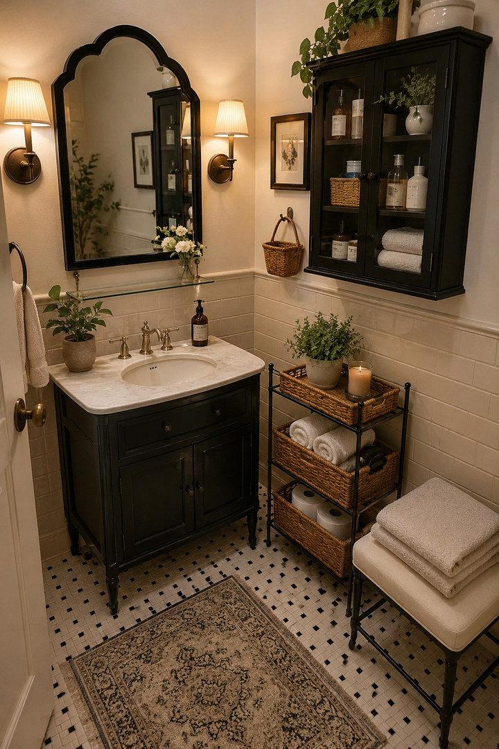 19 Small Bathroom Decor Ideas with Soft Lighting and Elegant Storage — inspiration 8 of 19