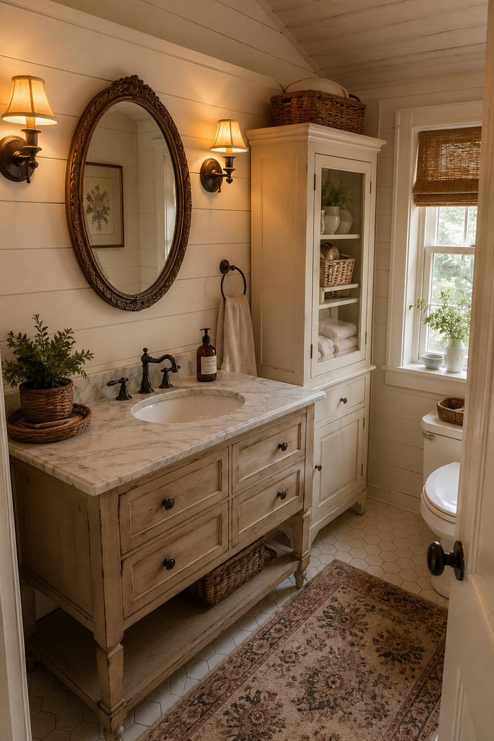 19 Small Bathroom Decor Ideas with Soft Lighting and Elegant Storage — inspiration 12 of 19