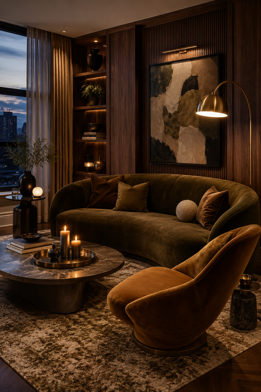 21 Luxe Apartment Decor Ideas with Cozy Details That Feel Designer — inspiration 2 of 21