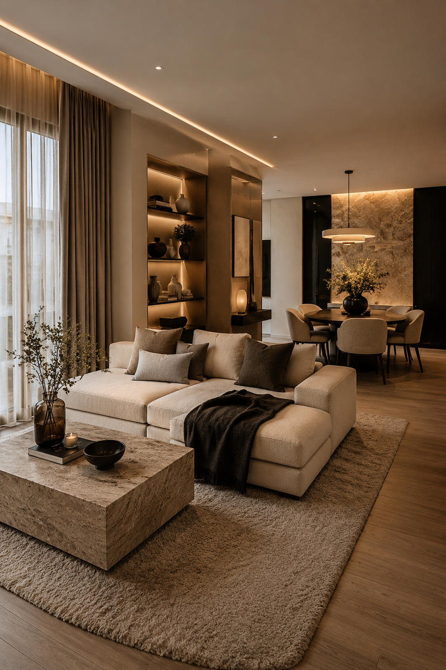 21 Luxe Apartment Decor Ideas with Cozy Details That Feel Designer — inspiration 6 of 21