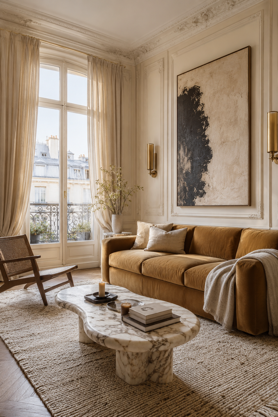 21 Luxe Apartment Decor Ideas with Cozy Details That Feel Designer — inspiration 9 of 21