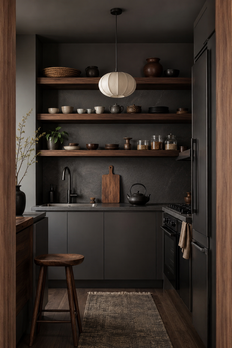 23 Slate Gray & Dark Walnut Kitchen Ideas for a welcoming atmosphere — inspiration 5 of 23