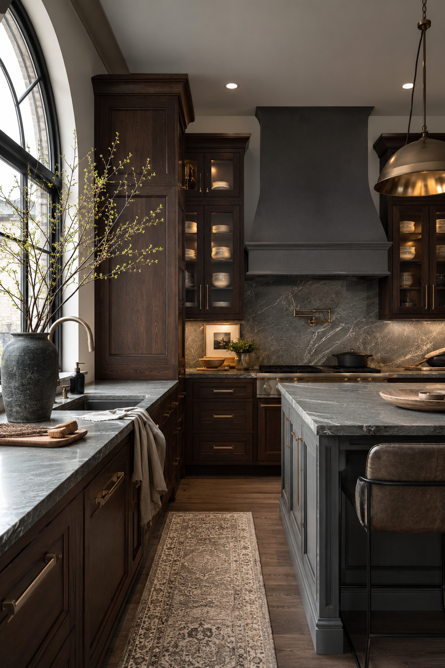23 Slate Gray & Dark Walnut Kitchen Ideas for a welcoming atmosphere — inspiration 4 of 23