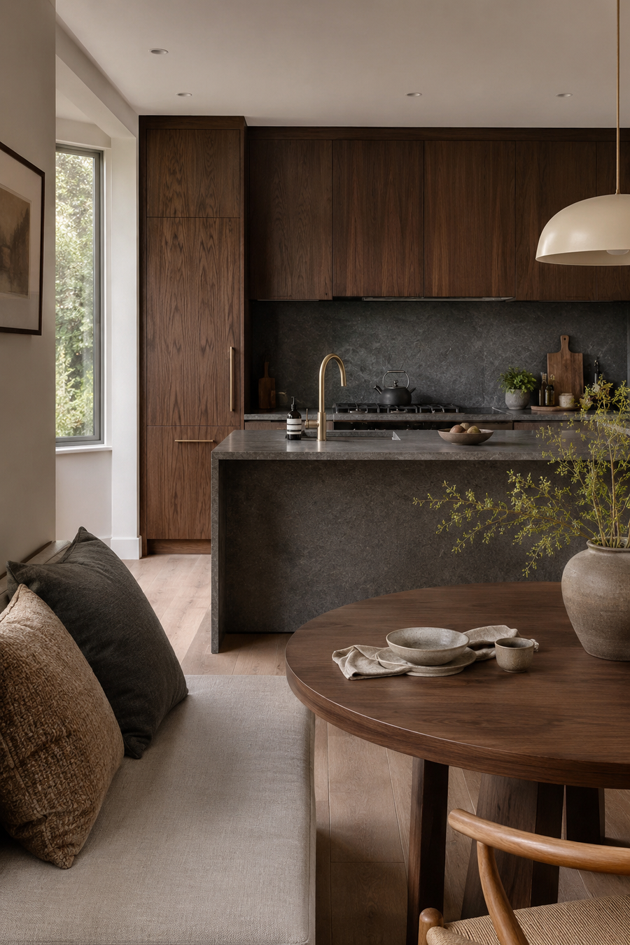 23 Slate Gray & Dark Walnut Kitchen Ideas for a welcoming atmosphere — inspiration 2 of 23