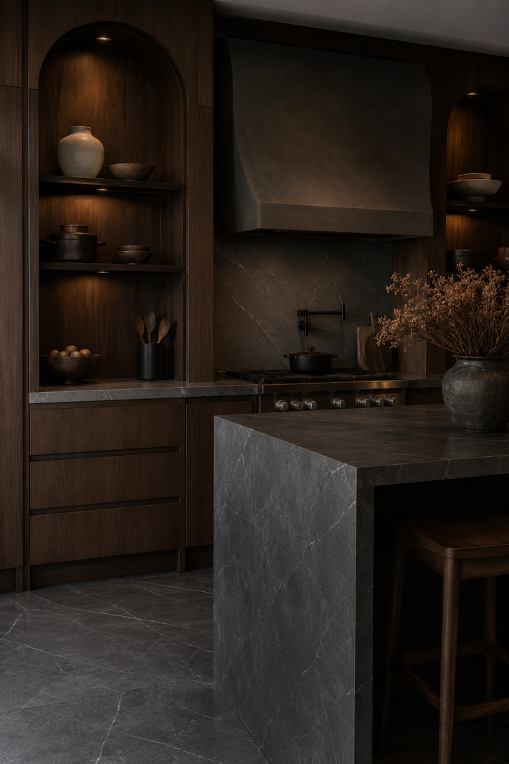 23 Slate Gray & Dark Walnut Kitchen Ideas for a welcoming atmosphere β inspiration 12 of 23