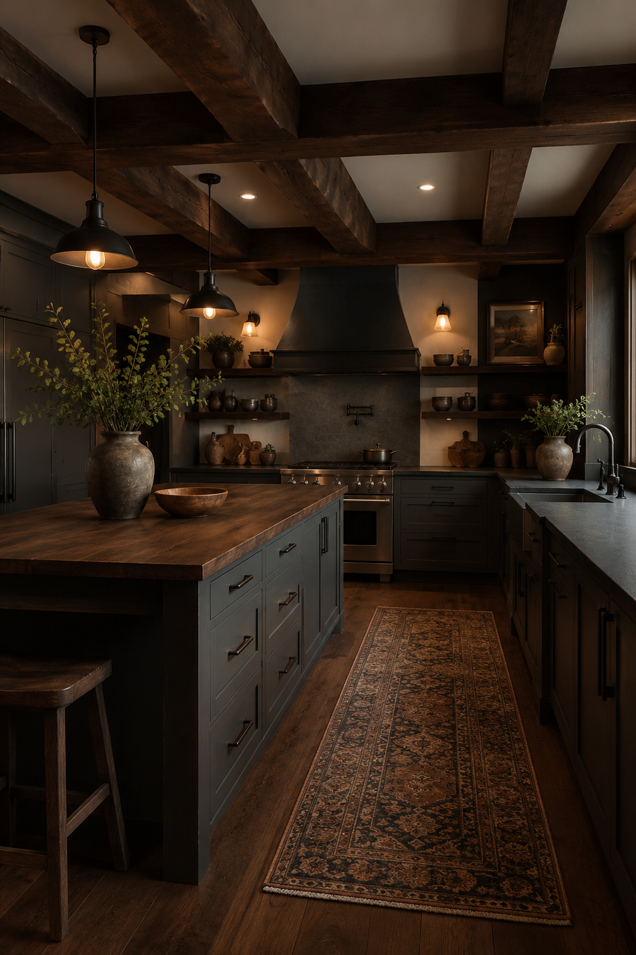 23 Slate Gray & Dark Walnut Kitchen Ideas for a welcoming atmosphere — inspiration 9 of 23