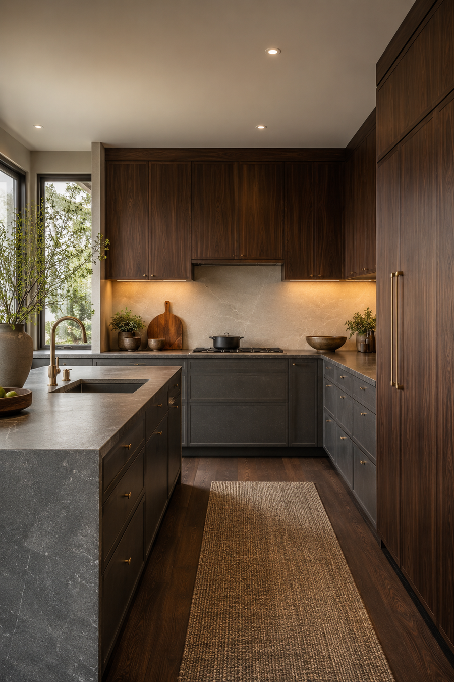 23 Slate Gray & Dark Walnut Kitchen Ideas for a welcoming atmosphere — inspiration 15 of 23
