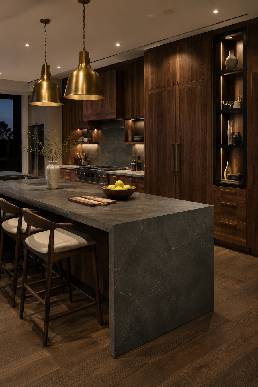 23 Slate Gray & Dark Walnut Kitchen Ideas for a welcoming atmosphere — inspiration 22 of 23