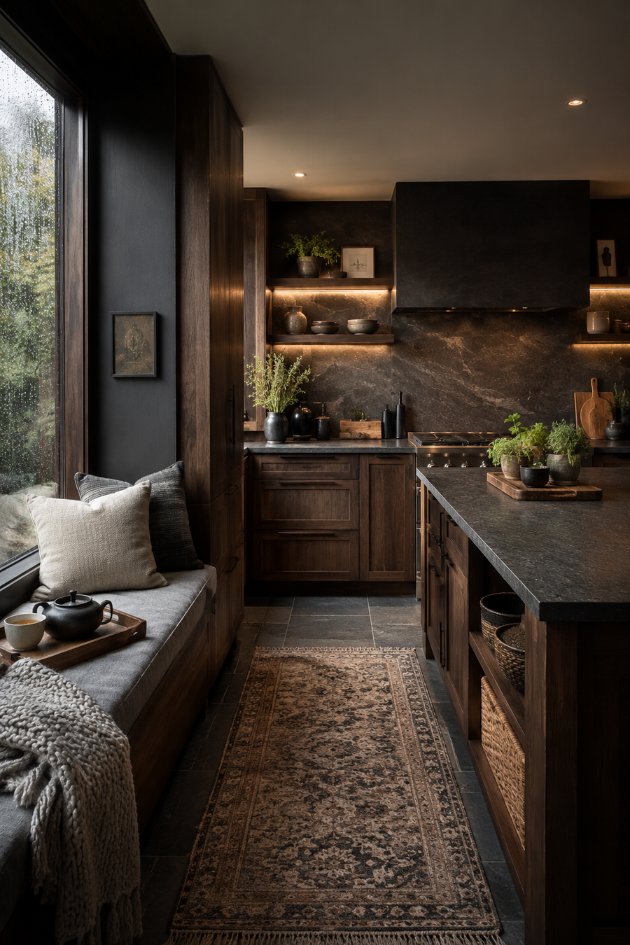 23 Slate Gray & Dark Walnut Kitchen Ideas for a welcoming atmosphere — inspiration 21 of 23