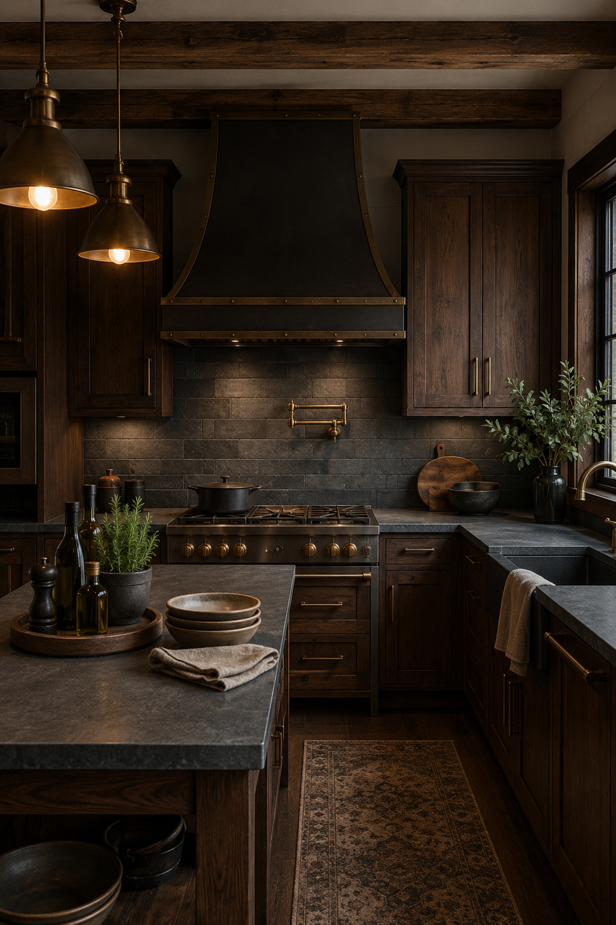 23 Slate Gray & Dark Walnut Kitchen Ideas for a welcoming atmosphere — inspiration 18 of 23