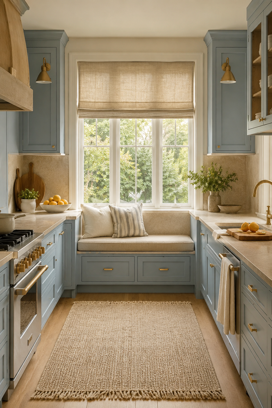 When Soft Blue & Sandy Sand Kitchen Ideas Start Feeling Beautifully Finished — inspiration 8 of 18
