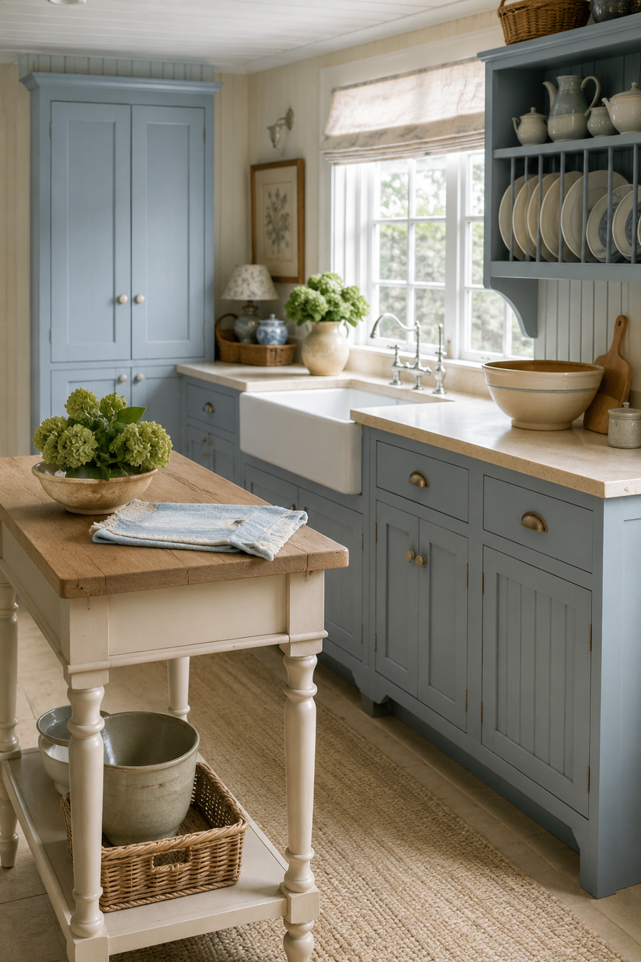 When Soft Blue & Sandy Sand Kitchen Ideas Start Feeling Beautifully Finished — inspiration 13 of 18