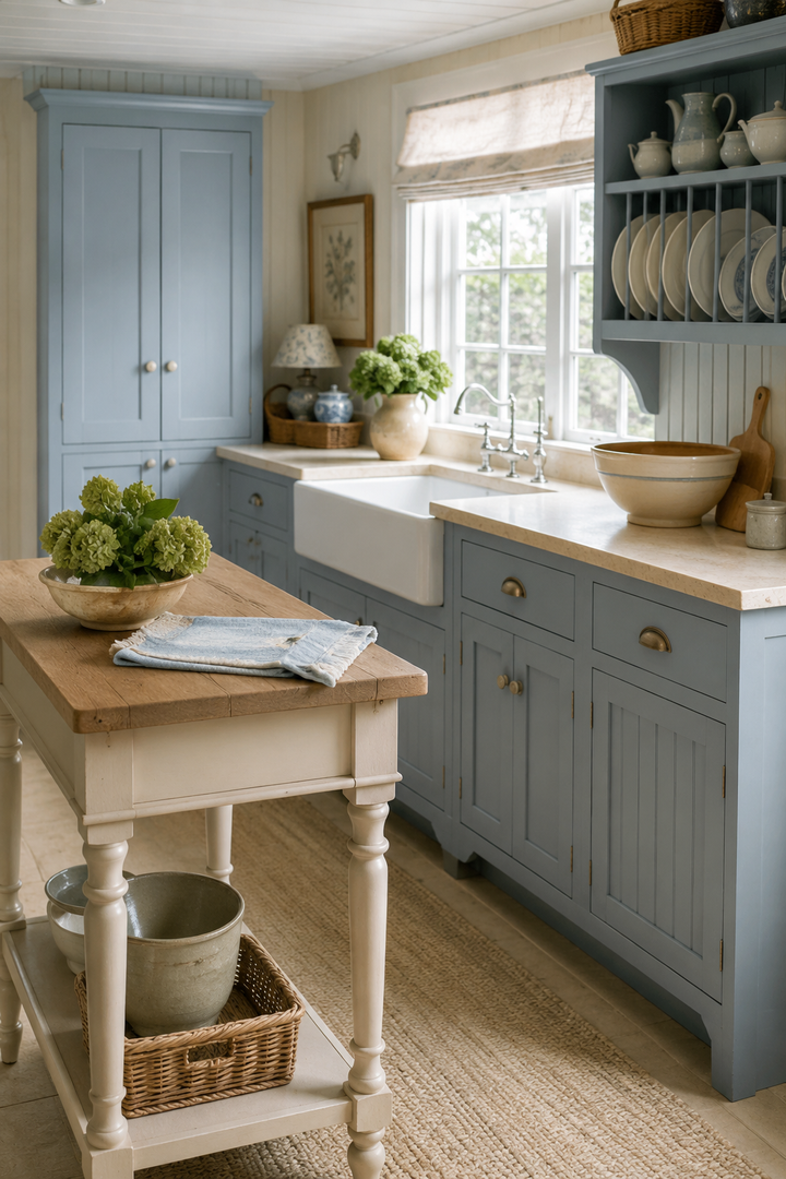 When Soft Blue & Sandy Sand Kitchen Ideas Start Feeling Beautifully Finished β inspiration 13 of 18