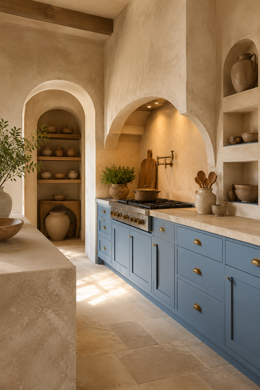When Soft Blue & Sandy Sand Kitchen Ideas Start Feeling Beautifully Finished — inspiration 12 of 18
