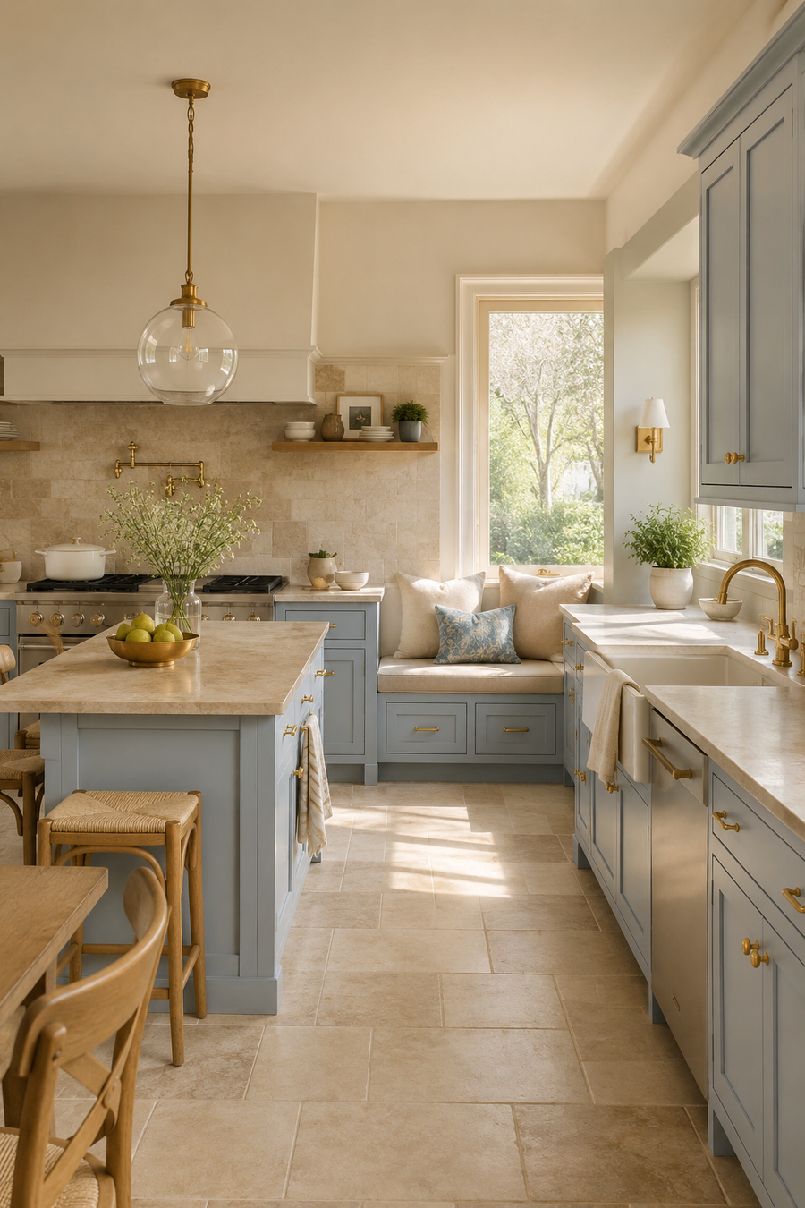 When Soft Blue & Sandy Sand Kitchen Ideas Start Feeling Beautifully Finished — inspiration 17 of 18