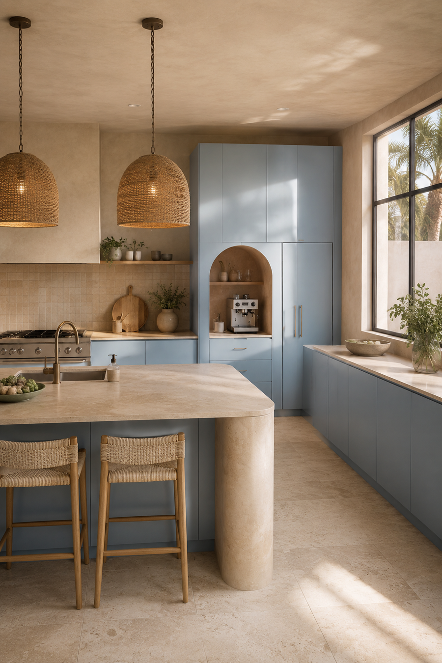 When Soft Blue & Sandy Sand Kitchen Ideas Start Feeling Beautifully Finished — inspiration 18 of 18