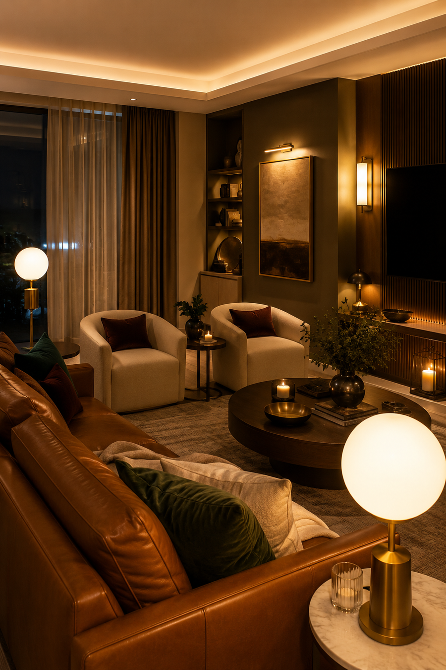 32 Warm Cozy Living Room Lighting Ideas That Make Every Corner Feel Inviting — inspiration 3 of 32