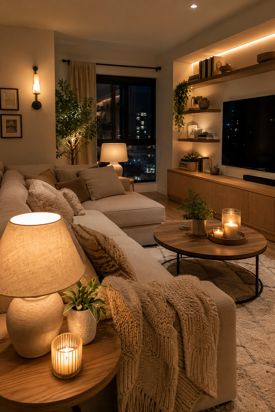 32 Warm Cozy Living Room Lighting Ideas That Make Every Corner Feel Inviting — inspiration 6 of 32