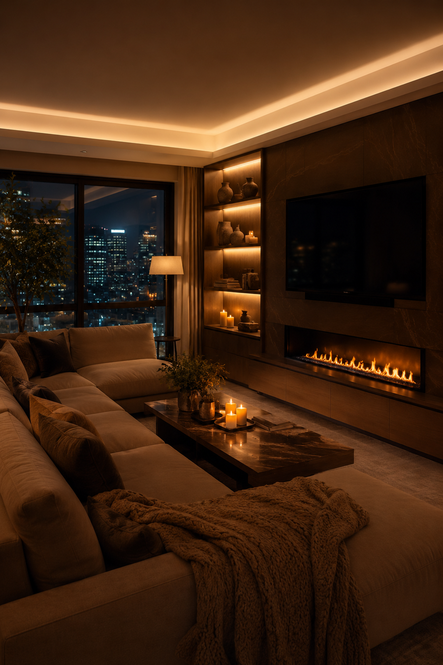 32 Warm Cozy Living Room Lighting Ideas That Make Every Corner Feel Inviting — inspiration 27 of 32