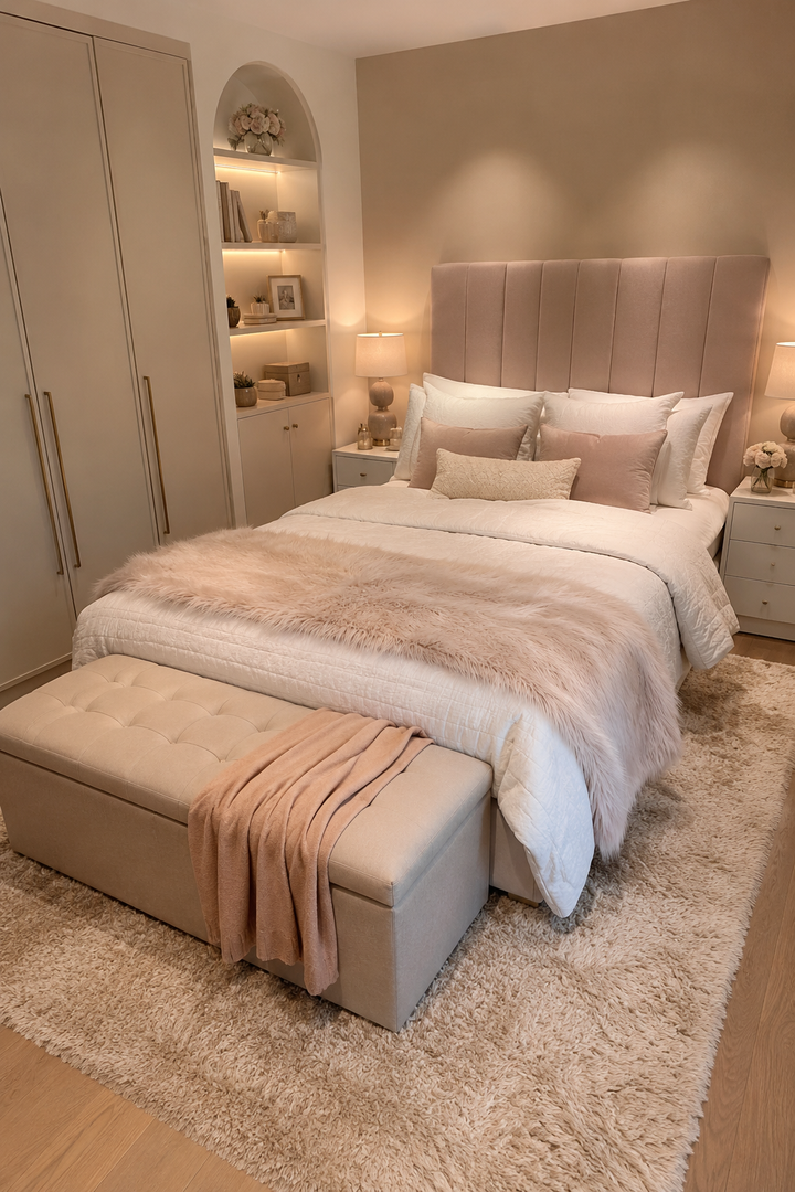 1. Use Under-Bed Drawers to Keep a Small Bedroom Calm and Clutter-Free