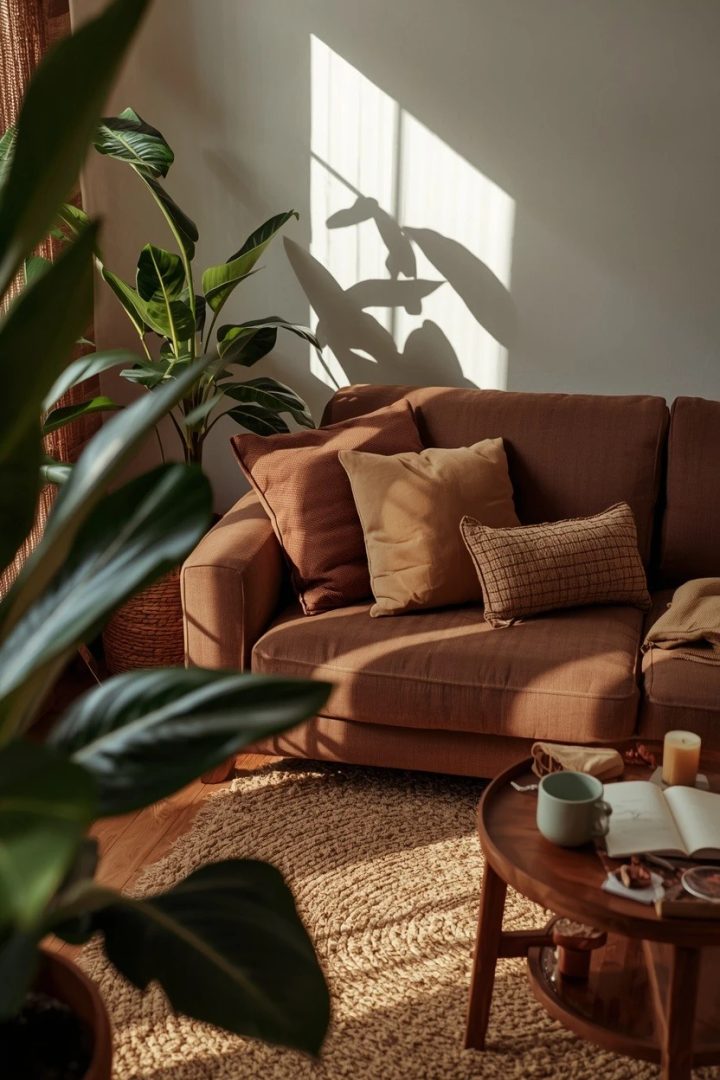 10. Bring in Greenery for Fresh Contrast