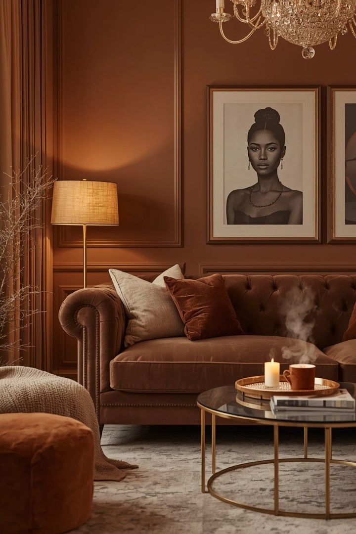 15. Choose Gold Lighting for a Warm Luxe Touch