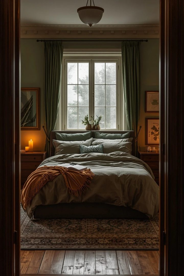 21. Finish with Green and Brown Decor in Small Repeats