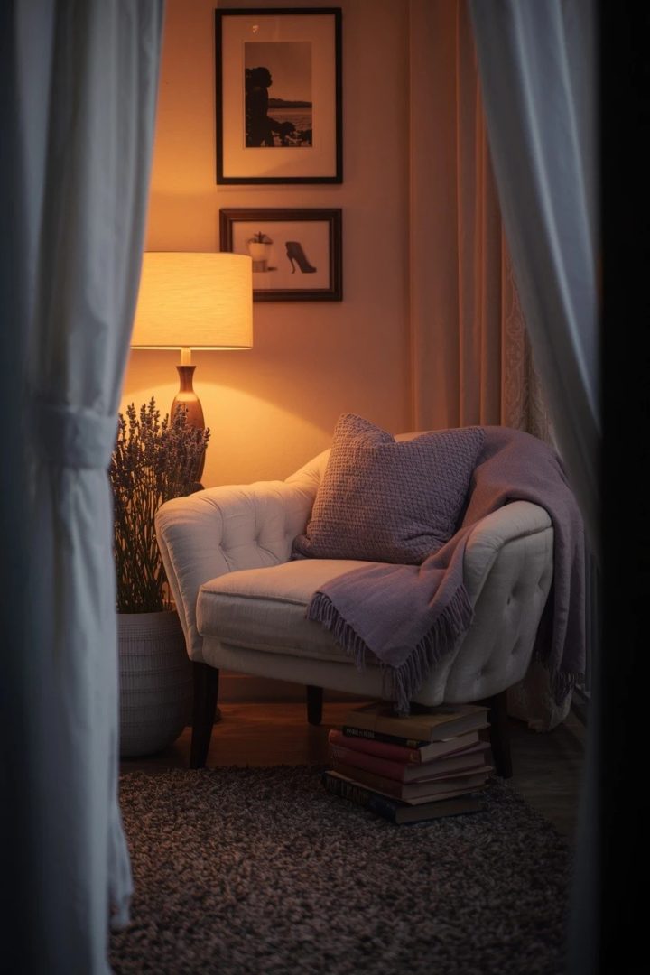 19. A Tucked-Away Reading Nook