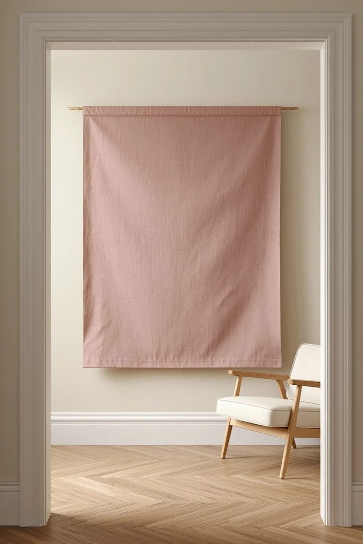 12. Frame fabric for soft color you can't get from paper