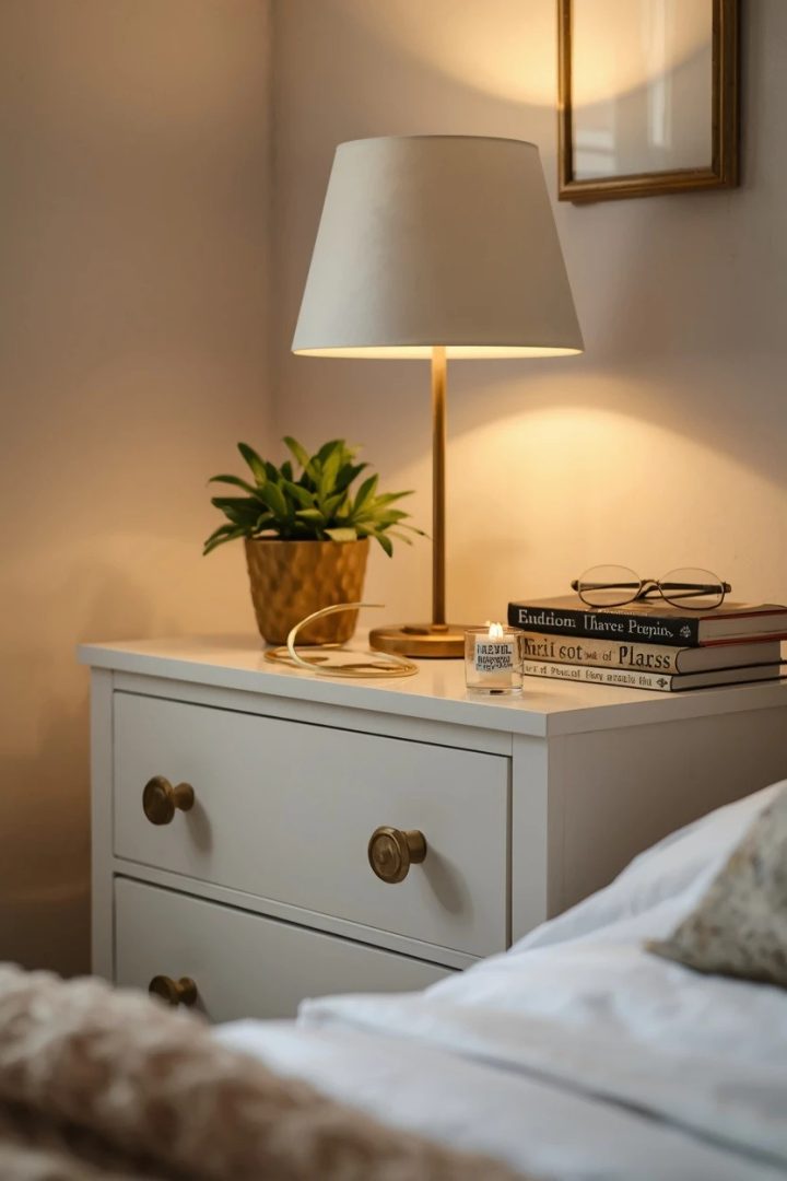9. Swap Existing Hardware for Warm Brass