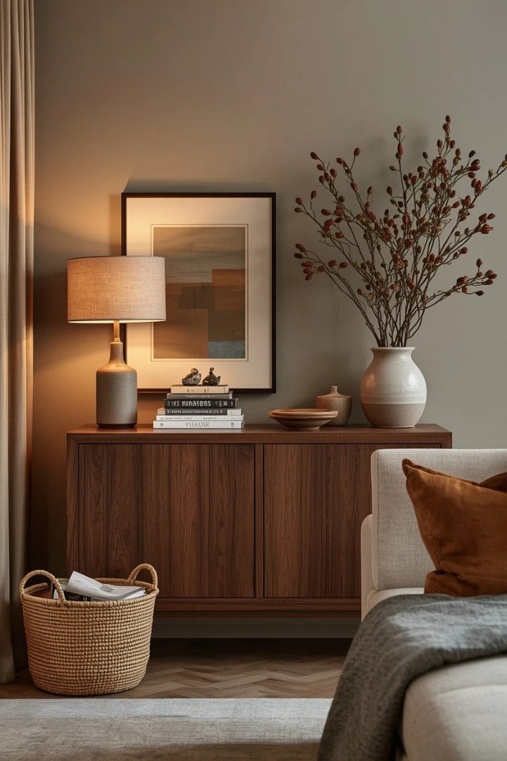 18. Use a Sideboard for Storage and Styling